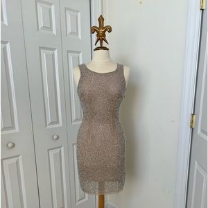 Cache sparkly beaded dress